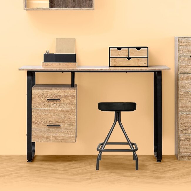 Desk - With 2 Drawers - Natural