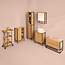 High Cabinet - With Mirror - Natural