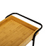 Trolley - Met Wielen - 3 Niveaus - Bruin