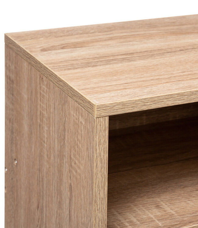 Bureau - Wandtafel - 3 Vaks - Naturel