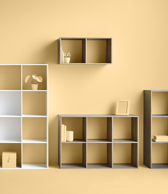 Bookcase - Storage cabinet - 2 compartments - Natural