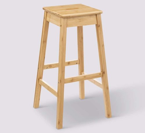 5Five High Bamboo Bar Stool - 75cm