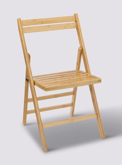  5Five Chaise Pliante en Bambou - 46cm x 44cm x 78cm