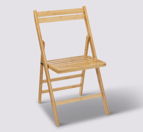 5Five Chaise Pliante en Bambou - 46cm x 44cm x 78cm