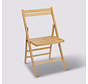 Chaise Pliante en Bambou - 46cm x 44cm x 78cm