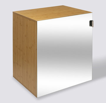  5Five Cabinet with Mirror - Colorless - 45cm x 38cm x 55cm