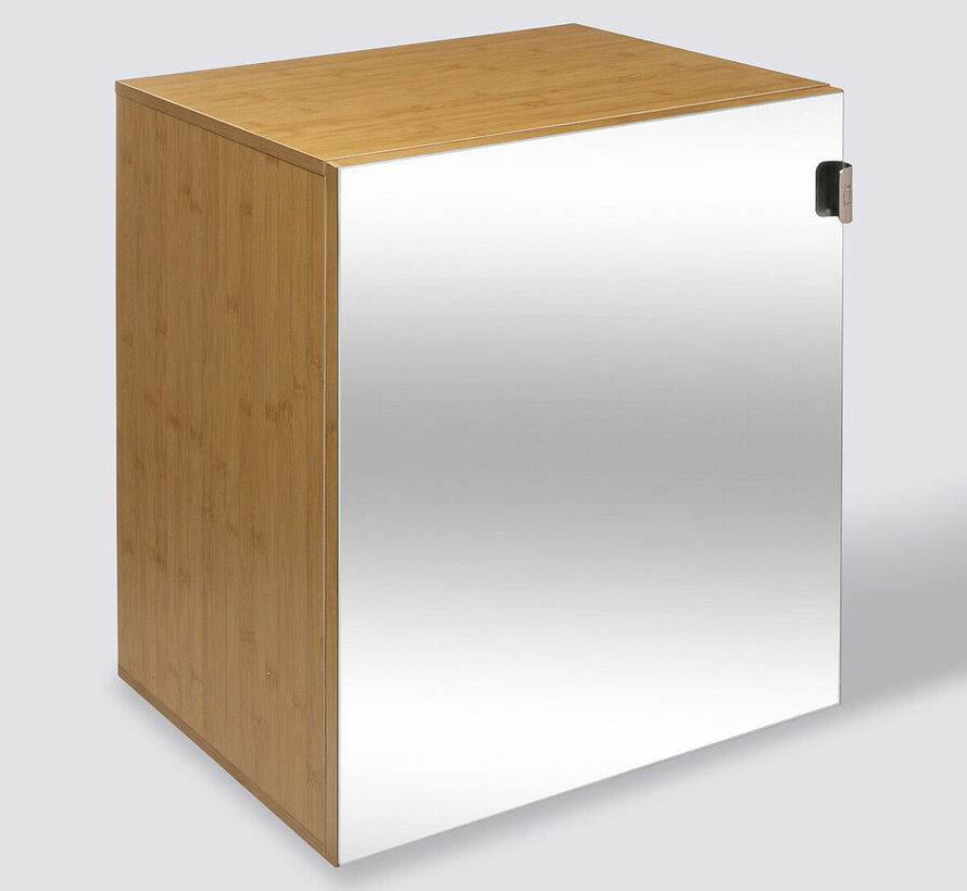 Cabinet with Mirror - Colorless - 45cm x 38cm x 55cm