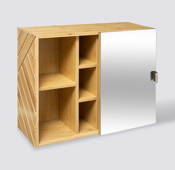  5Five Sliding Cabinet with Mirror - 20cm x 54cm x 44.5cm