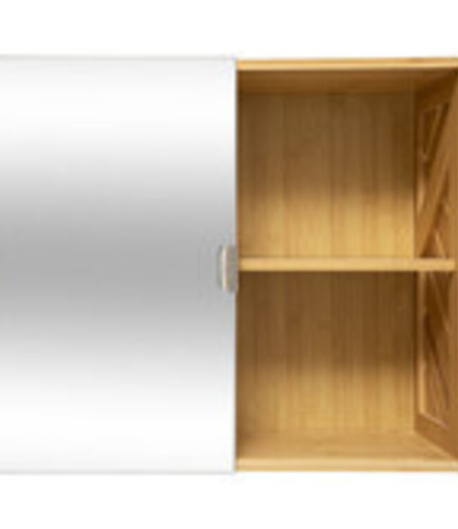 Sliding Cabinet with Mirror - 20cm x 54cm x 44.5cm