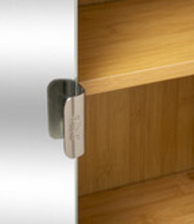 Sliding Cabinet with Mirror - 20cm x 54cm x 44.5cm