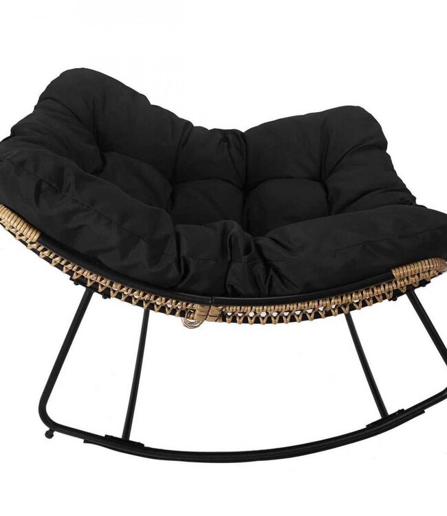 Lounge chair - Rocking chair - Black