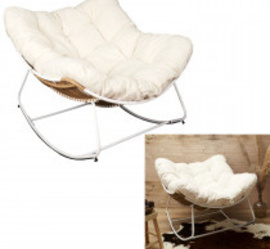 Lounge chair - Rocking chair - White