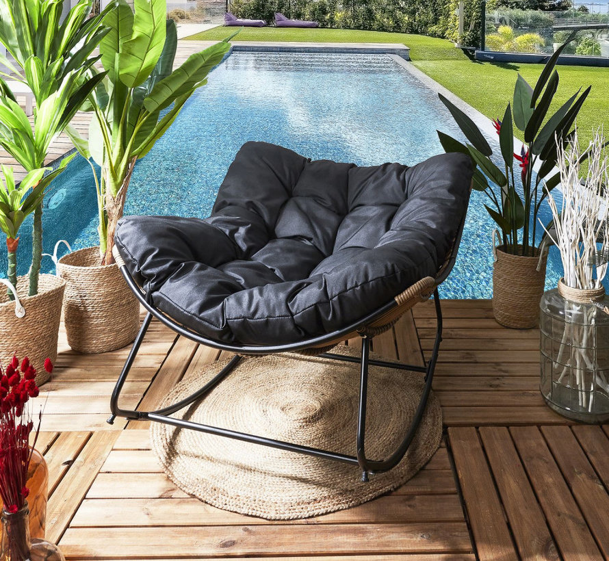 Lounge chair - Rocking chair - Black