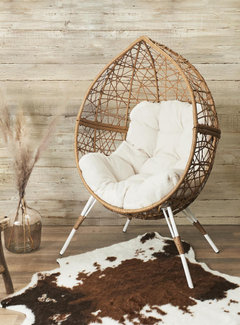 Home Deco Braided Relax Chair - Egg - Natural