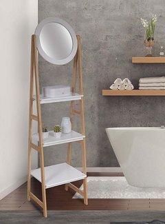 Home Deco Bathroom Shelf - With Mirror - Trendy