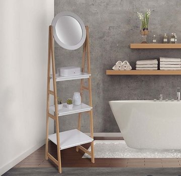 Home Deco Étagère de salle de bain - Avec miroir - Tendance