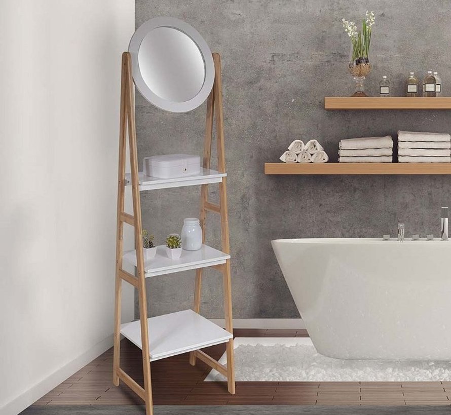 Bathroom Shelf - With Mirror - Trendy