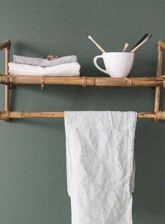 Decoclico Vintage wandplank van natuurlijk rotan -  bohemien