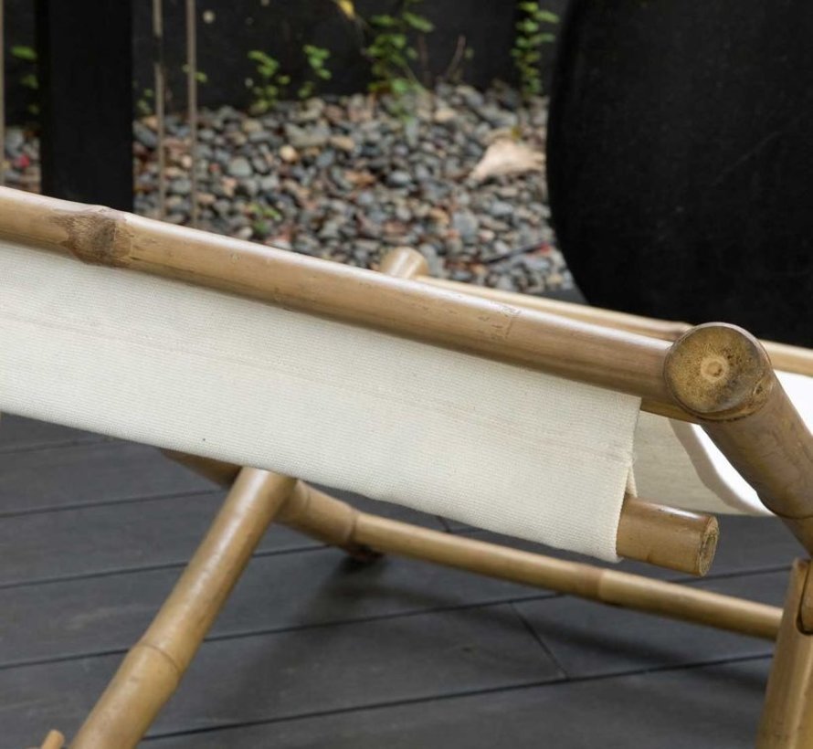 Chilean Deck Chair - Natural Bamboo