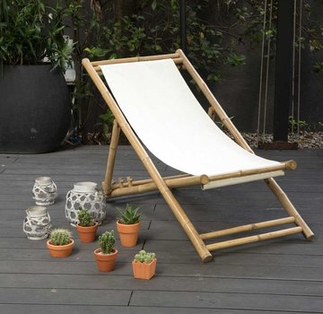 Decoclico Chilean Deck Chair - Natural Bamboo