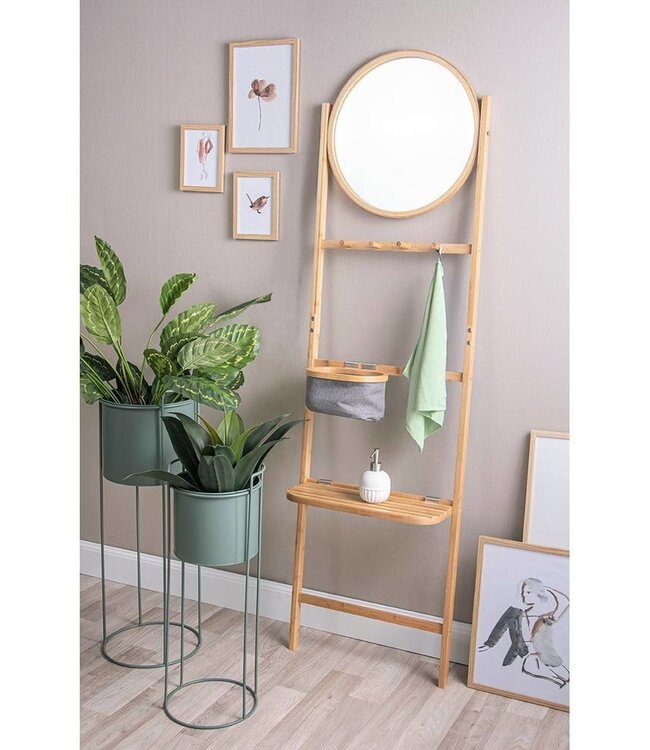 Bamboe Spiegelplank - 184 x 21 x 48.5cm - Naturel