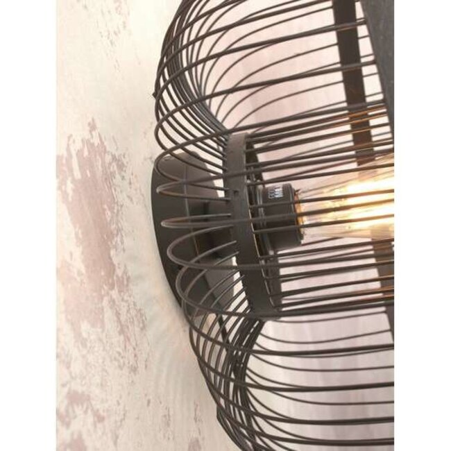 Wall lamp - Hokkaido - Textile - Black - Good&Mojo