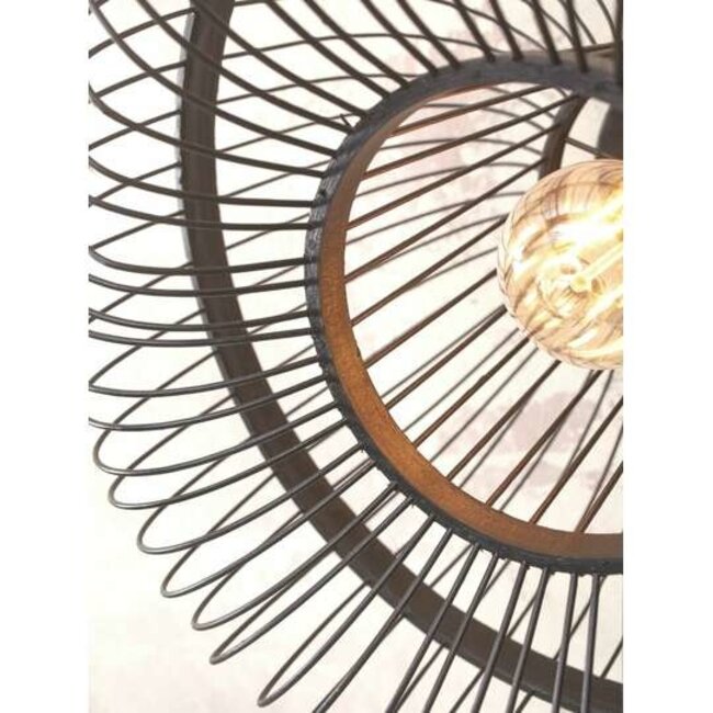 Wandlamp - Hokkaido - Textiel - Zwart - Good&Mojo