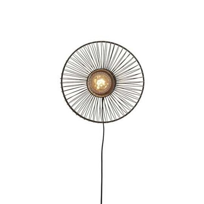 Wall lamp - Hokkaido - Textile - Black - Good&Mojo