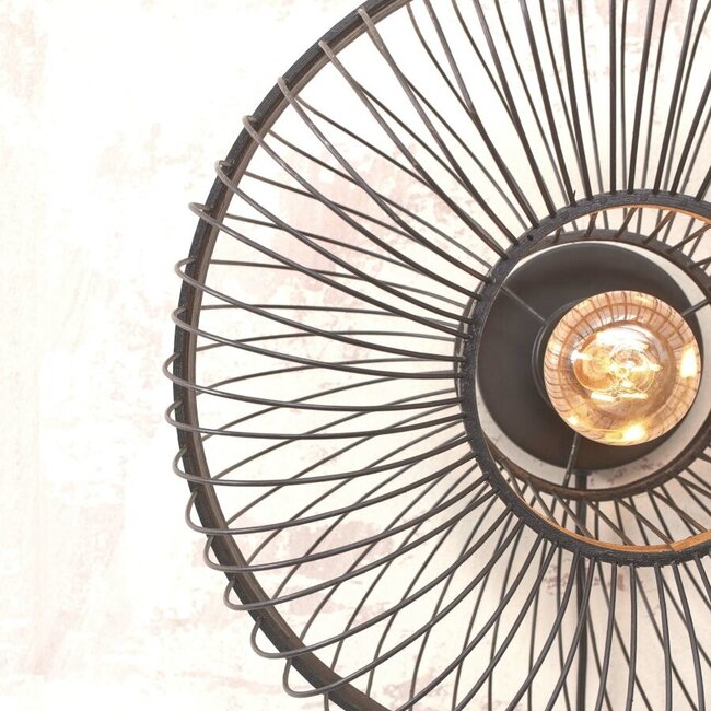 Wall lamp - Hokkaido - Textile - Black - Good&Mojo