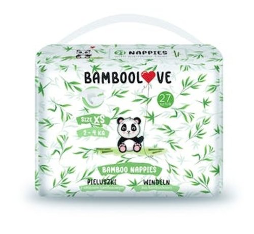 Bamboolove 3-Pack Bamboo Disposable Nappies - Size XS - 2-4 kg - BambooLove