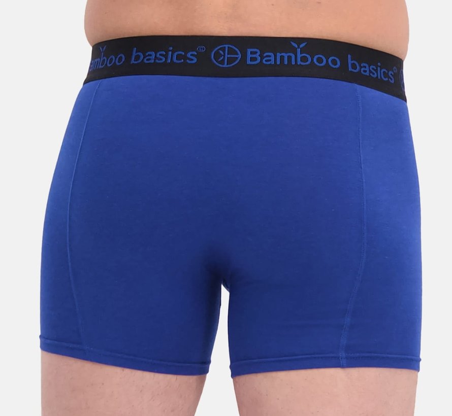 Bamboo Basics Boxershorts Rico –  Grijs blauw Rood   - (3-Pack)