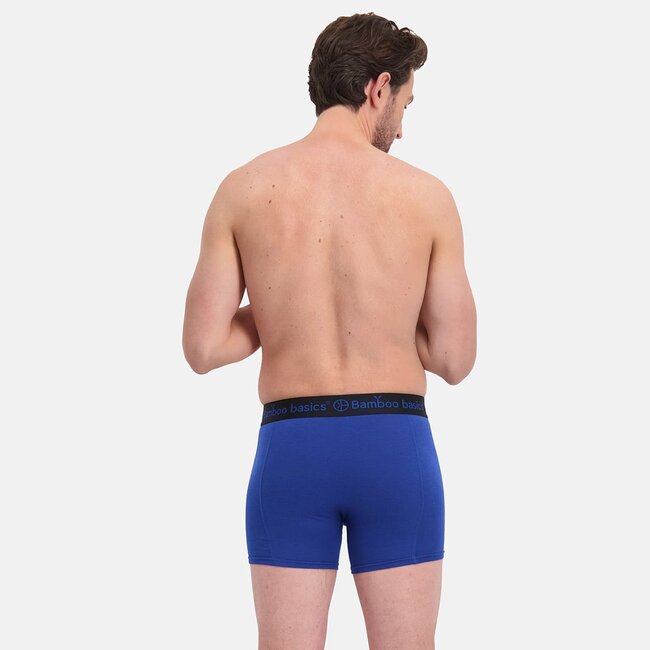 Bamboo Basics Boxershorts Rico –  Grijs blauw Rood   - (3-Pack)