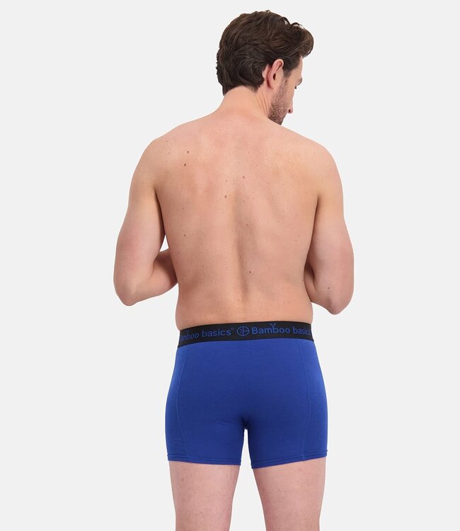 Bamboo Basics Boxershorts Rico –  Grijs blauw Rood   - (3-Pack)