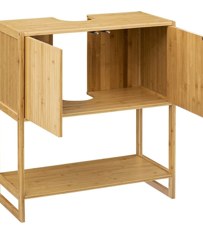 Wastafelmeubel - Wastafelkast met 2 deuren - Naturel - Labn Modul