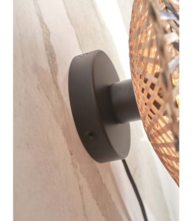 Wandlamp - Kalimantan - Zwart - Good&Mojo