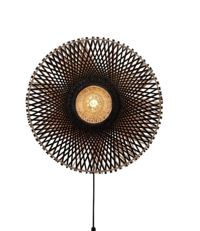 Wandlamp - Kalimantan - Zwart - Good&Mojo