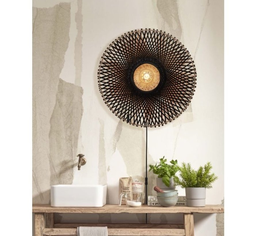 Wandlamp - Kalimantan - Zwart - Good&Mojo