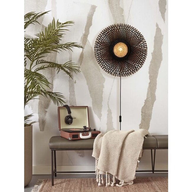 Wandlamp - Kalimantan - Zwart - Good&Mojo
