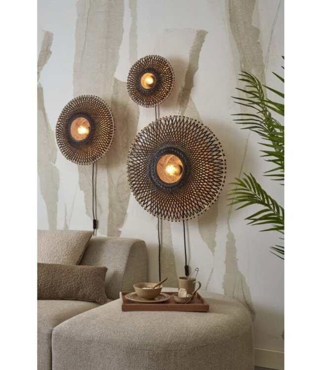 Wandlamp - Kalimantan - Zwart - Good&Mojo