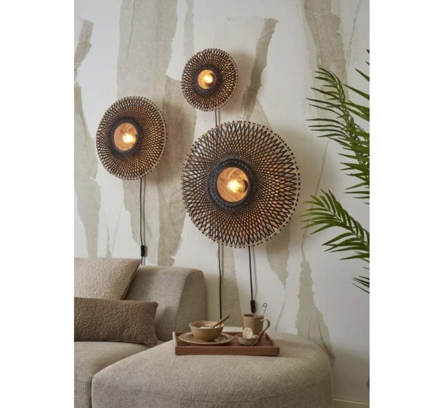 Wandlamp - Kalimantan - Zwart - Good&Mojo