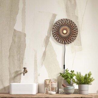 Good & Mojo Wall lamp - Kalimantan - Natural - Size XS