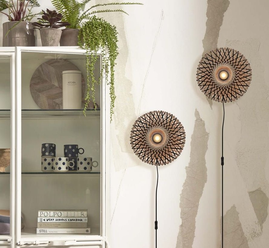 Wall lamp Kalimantan Natural Good&Mojo Koning Bamboe