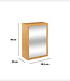 Mirror cabinet - Wall cabinet - Natural