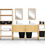 Mirror cabinet - Wall cabinet - Natural