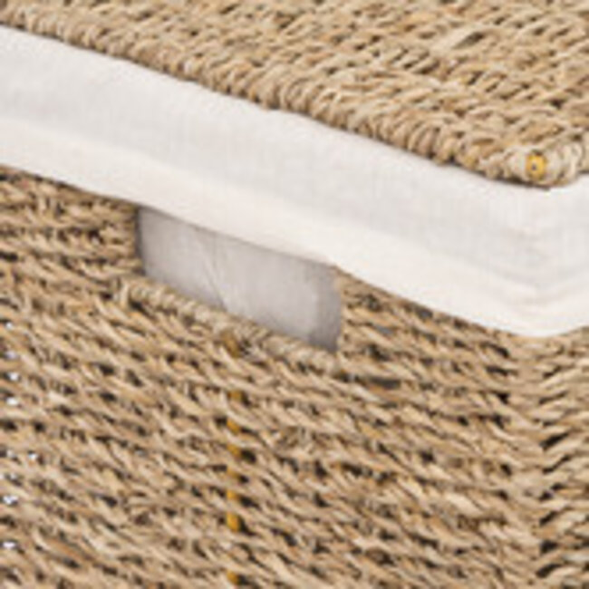 Grote Wasmand - 40L - Naturel  - Zeegras
