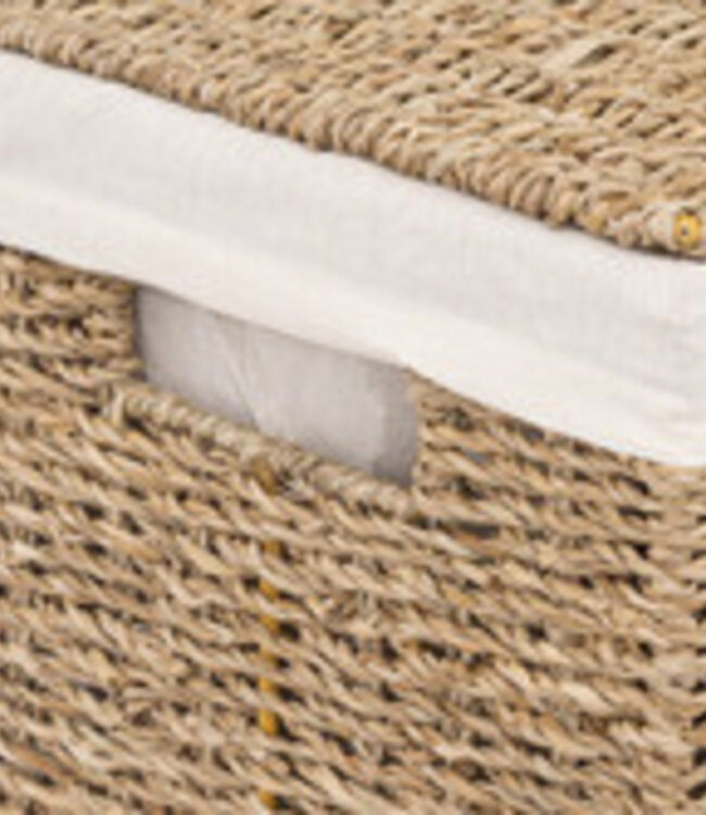 Grote Wasmand - 40L - Naturel  - Zeegras