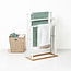 Standing Towel Rack - 3 Arms - White