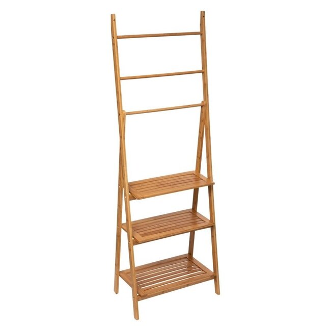 Moderne handdoekplank gemaakt van bamboe - Five
