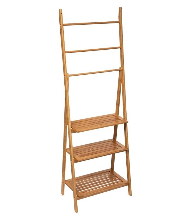 Moderne handdoekplank gemaakt van bamboe - Five