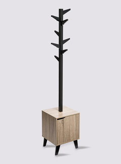 Panier à linge Double Bambou - Sicela - H 58 x L 40 x L 60 cm - Koning  Bamboe